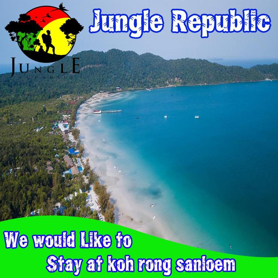 Hostel Jungle Republic Koh Rong Sanloem Exteriér fotografie